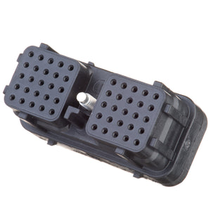 DRC26-50S01 - DRC Series -50 Cavity Plug -  01 Key, In-line, Black