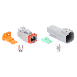DT02GY-K - DT Series - 2 Pin Solid Contact Connector Kit