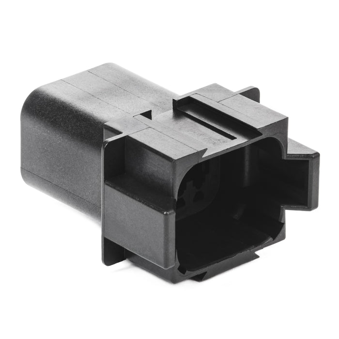 DT04-08PA-E004 - DT Series - 8 Pin Receptacle -  A Key , In-line - Black