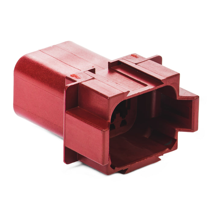 DT04-08PA-RD - DT Series - 8 Pin Receptacle - A Key, Red