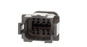 DT04-08PB-E003 - DT Series - 8 Pin Receptacle -  B Key , In-line - End Cap, Black