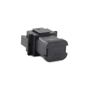 DT04-08PB-P026 - DT Series - 8 Pin Receptacle - B key, 4 Pin Buss, Black