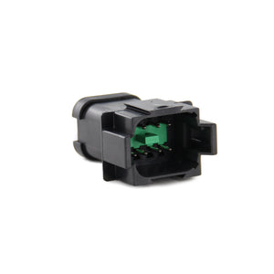 DT04-08PB-P026 - DT Series - 8 Pin Receptacle - B key, 4 Pin Buss, Black