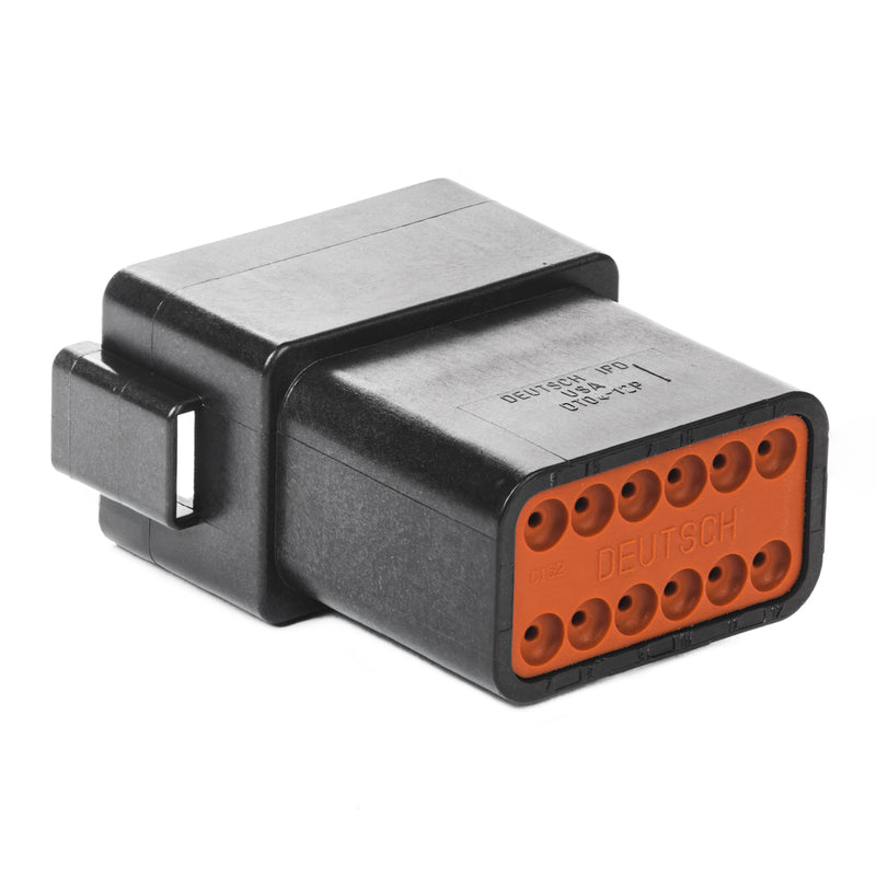DT04-12PA-E004 - DT Series - 12 Pin Receptacle - A Key, Black – BuyDeutsch