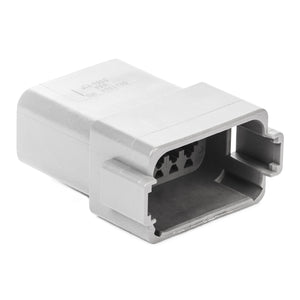 DT04-12PA - DT Series - 12 Pin Receptacle - A Key, Gray