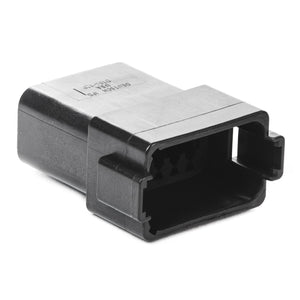 DT04-12PB - DT Series - 12 Pin Receptacle - B Key, Black