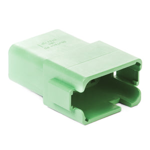 DT04-12PC-B016 - DT Series - 12 Pin Receptacle - Enhanced C Key, Green