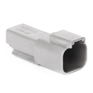 DT04-2P-C015 - DT Series -  2 Pin, Receptacle - Reduced Dia. Seal, Gray