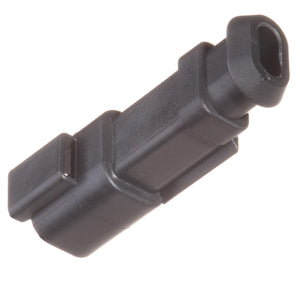 DT04-2P-CE09 - DT Series - 2 Pin Receptacle - Reduced Dia. Seals, Shrink Boot Adapter, Black