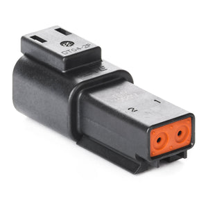 DT04-2P-E004 - DT Series - 2 Pin Receptacle - Black