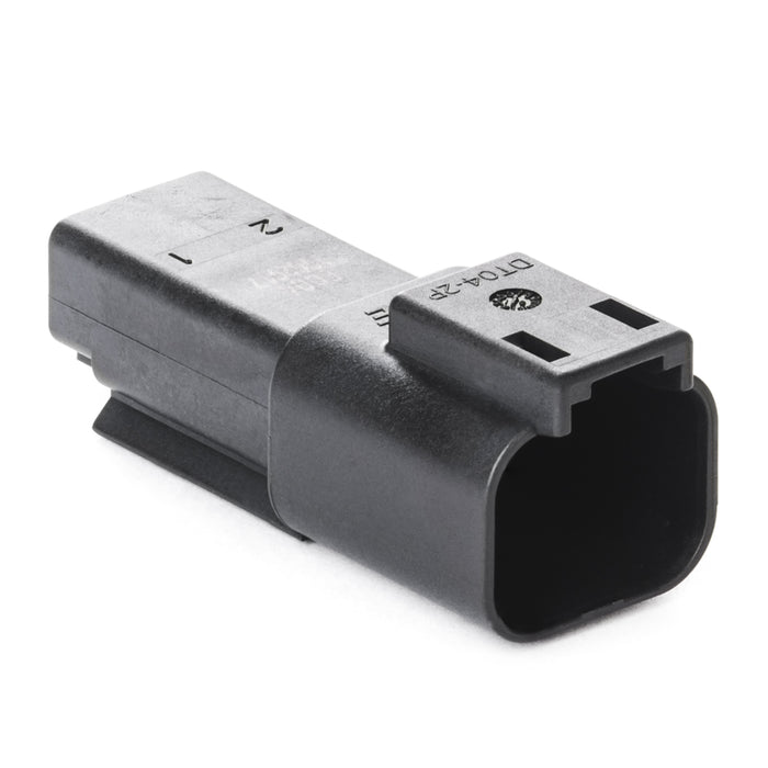 DT04-2P-E004 - DT Series - 2 Pin Receptacle - Black