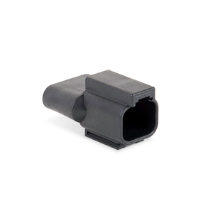 DT04-2P-RT01 - DT Series - 2 Pin Receptacle - Molded-In Diode (MUR460), Black