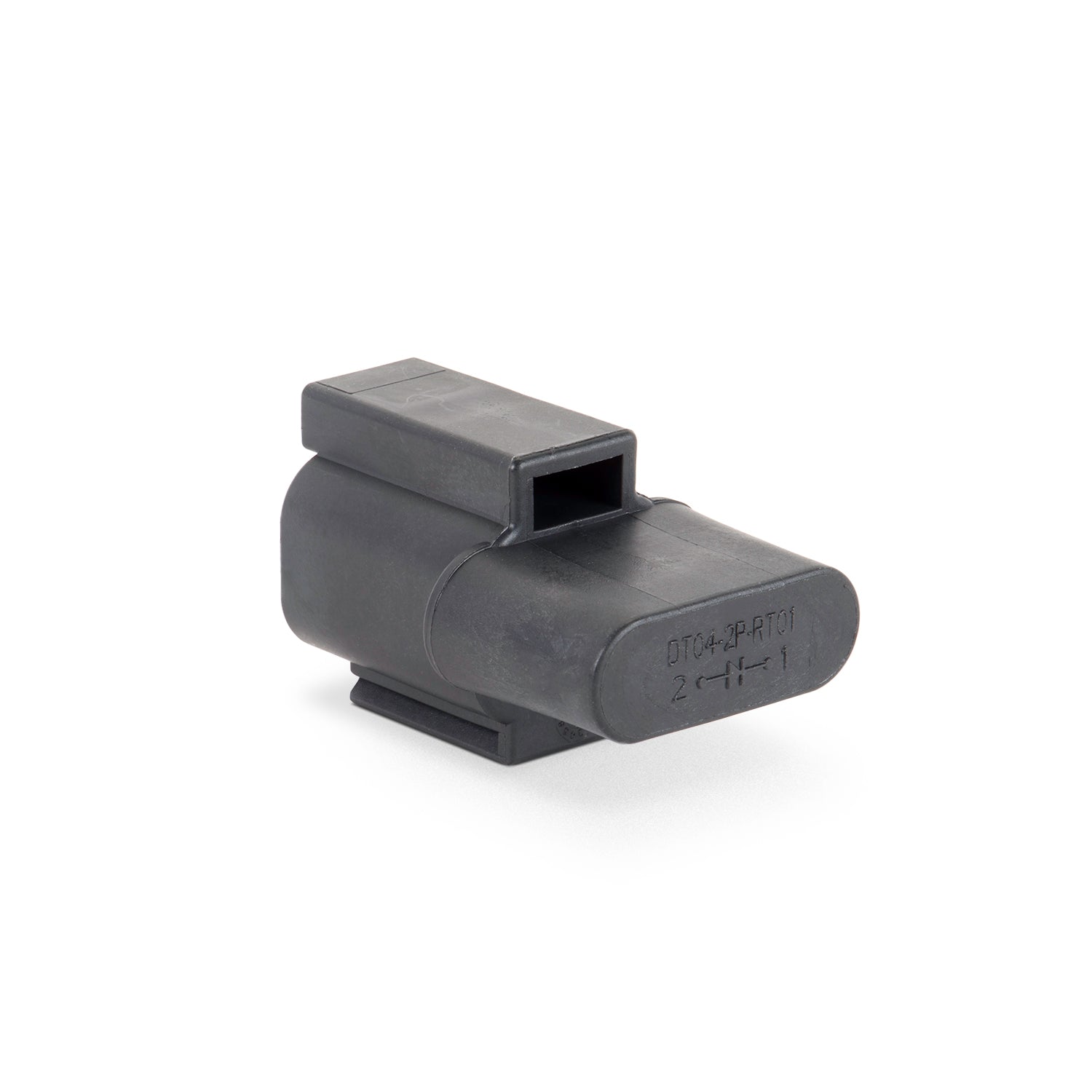 DT04-2P-RT01 - DT Series - 2 Pin Receptacle - Molded-In Diode