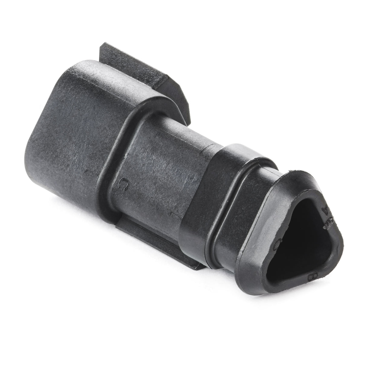 DT04-3P-CE09 - DT Series - 3 Pin Receptacle, Reduced Dia. Seals, Shrink Boot Adapter, Black