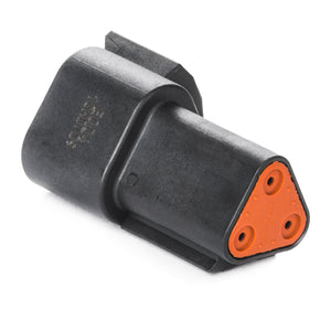 DT04-3P-E004 - DT Series - 3 Pin Receptacle - Black