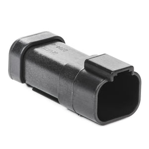 DT04-4P-E005 - DT Series - 4 Pin Receptacle - End Cap, Black