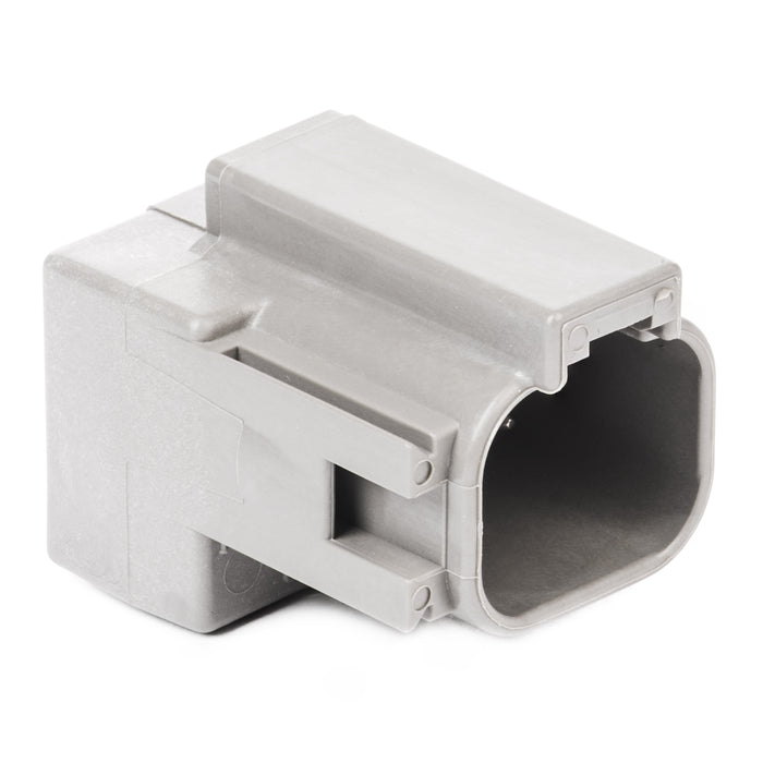 DT04-4P-RT03 - DT Series - 4 Pin Receptacle - 2 Molded-In Diodes (MUR460), Gray