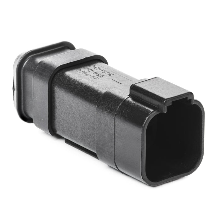 DT04-6P-CE09 - DT Series - 6 Pin Receptacle - Reduced Dia. Seal, Shrink Boot Adapter, Black