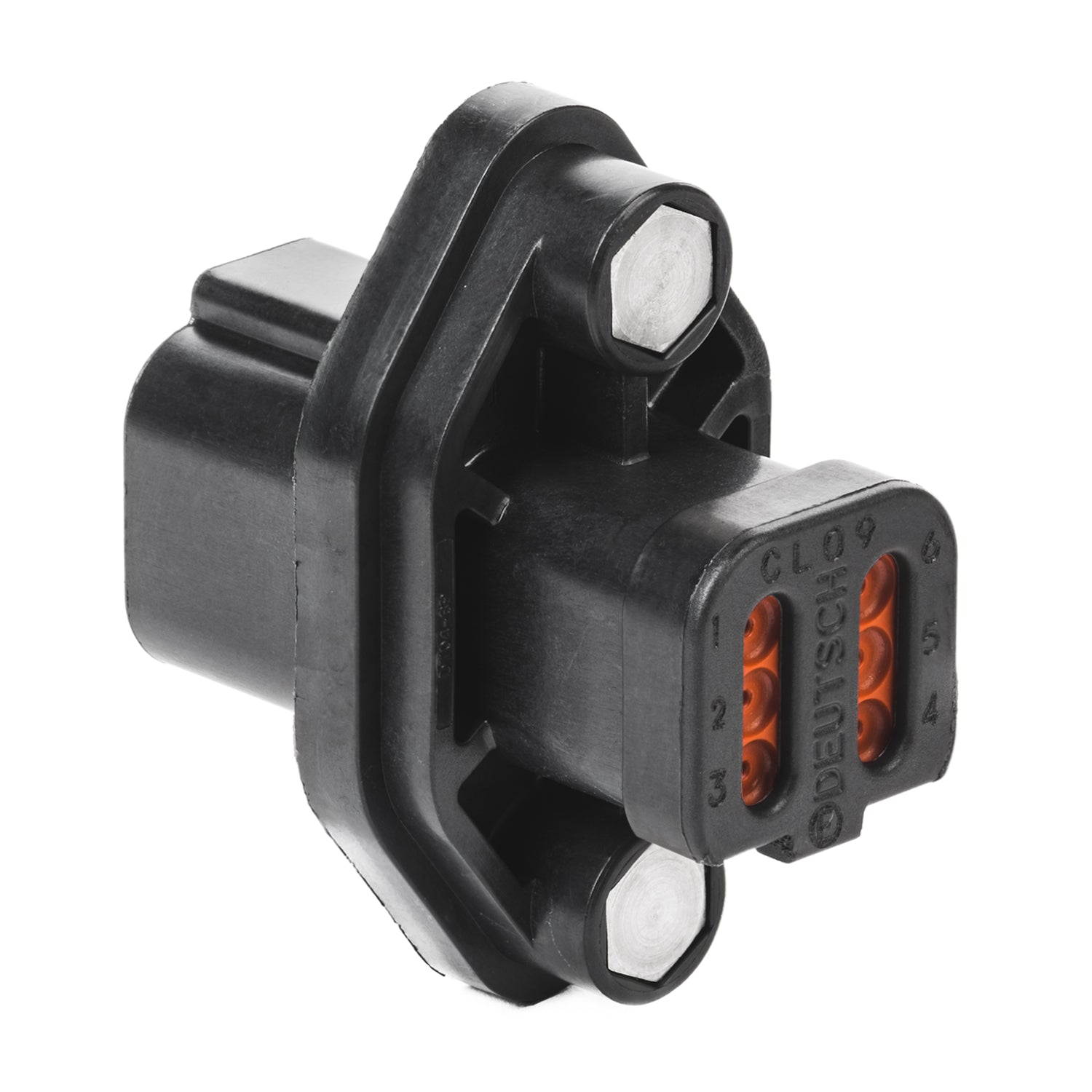 DT04-6P-CL09 - DT Series - 6 Pin Receptacle - End Cap, Reduced Dia