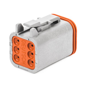 DT06-6S - DT Series - 6 Socket Plug - Gray