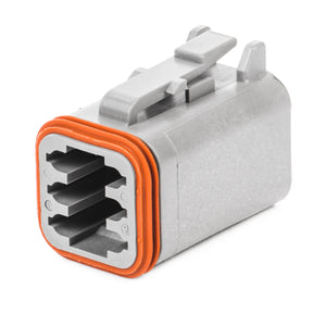 DT06-6S - DT Series - 6 Socket Plug - Gray