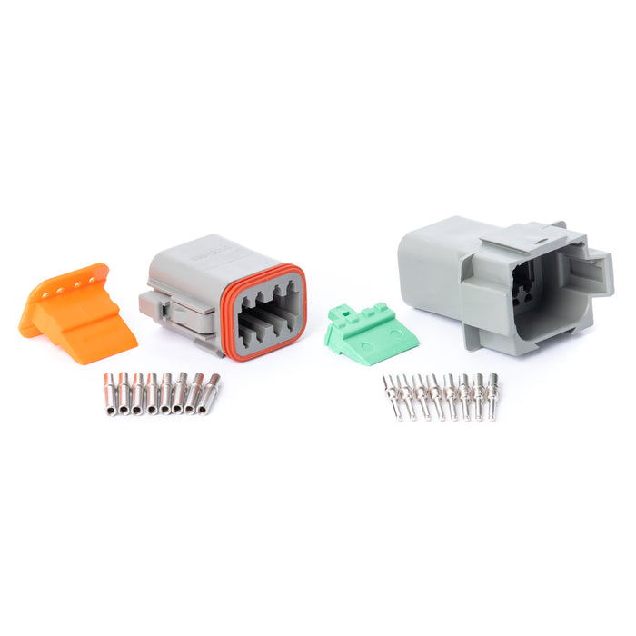 DT08GY-K - DT Series - 8 Pin Solid Contact Connector Kit