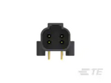 DTF13-4P - DT Series- Receptacle- 4 Cavity, PCB Mount, Black