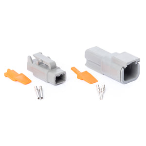 DTM02GY-K - DTM Series - 2 Pin Solid Contact Connector Kit