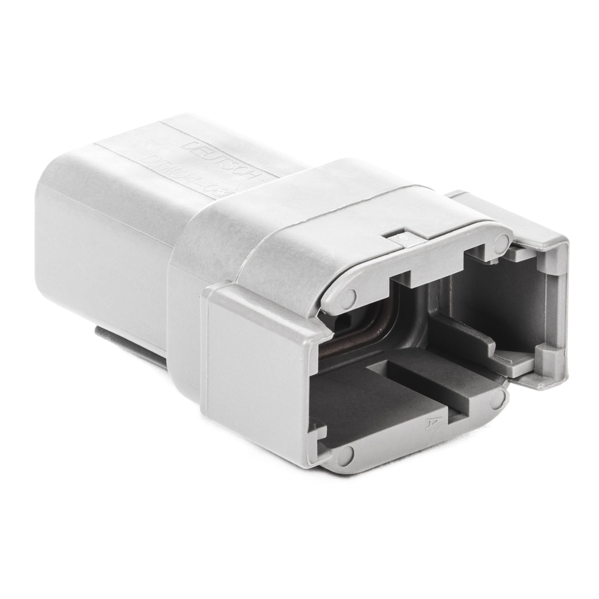 DTM04-08PA - DTM Series - 8 Pin Receptacle - A Key, Gray