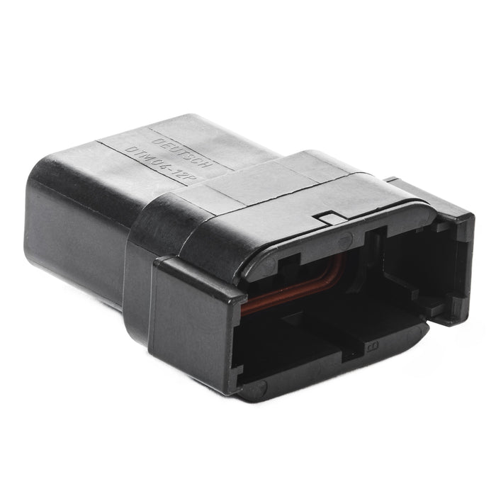 DTM04-12PB - DTM Series - 12 Pin Receptacle - B Key, Black