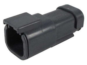 DTM04-4P-E005 - DTM Series - 4 Pin Receptacle, End Cap - Black