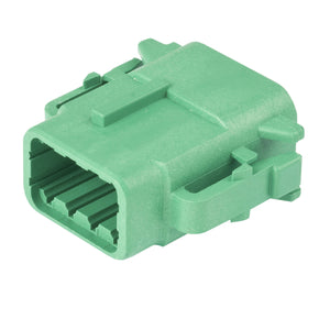 DTM06-08SC - DTM Series - 8 Socket Plug - C Key, Green