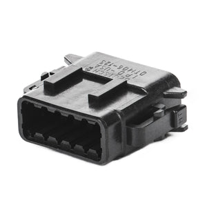 DTM06-12SA-EE04 - DTM Series - 12 Socket Plug - A Key, High Temp., Black