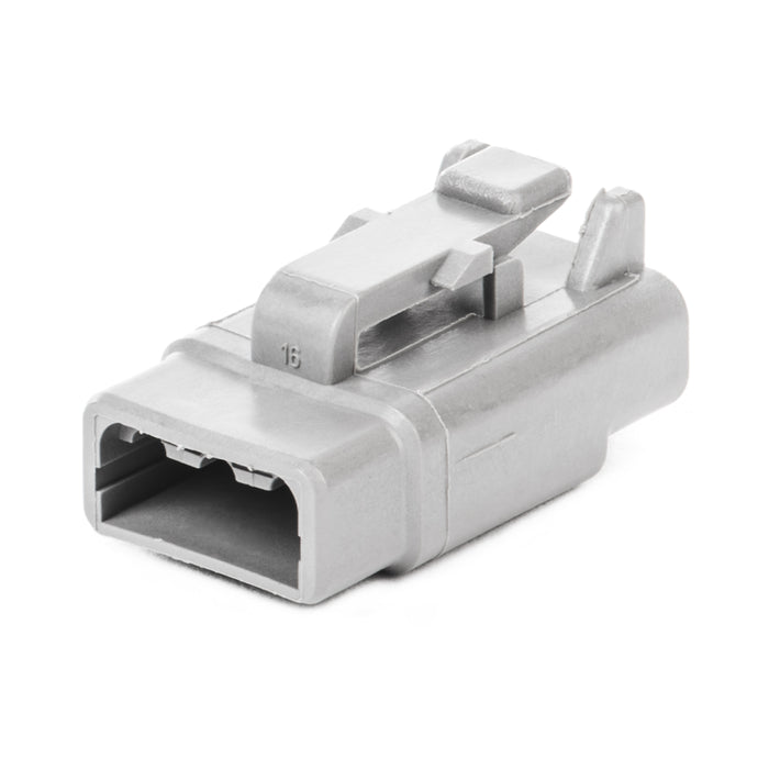 DTM06-3S - DTM Series - 3 Socket Plug - Gray