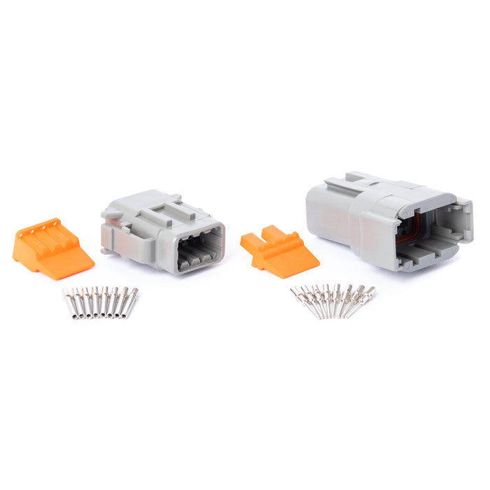 DTM08GY-K - DTM Series - 8 Pin Solid Contact Connector Kit