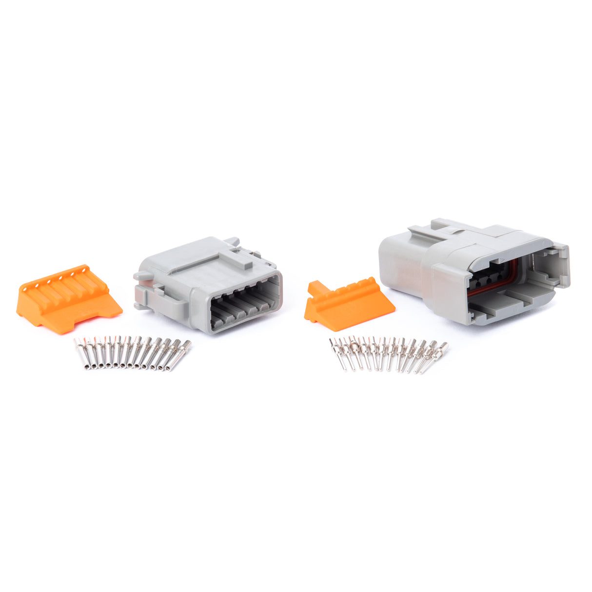 DTM12GY-K - DTM Series - 12 Pin Solid Contact Connector Kit