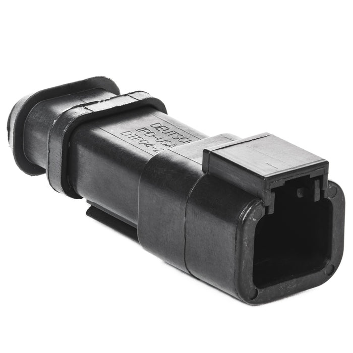 DTP04-2P-EE01 - DTP Series - 2 Pin Receptacle - Shrink Boot Adapter, Black