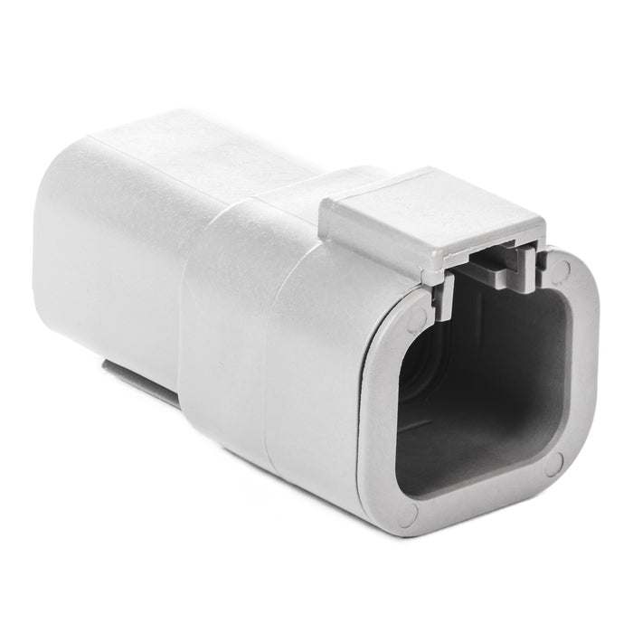 DTP04-4P-C015 - DTP Series - 4 Pin Receptacle - Reduced Diameter Seals, Gray