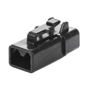 DTP06-2S-E004 - DTP Series - 2 Socket Plug - Black