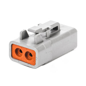 DTP06-2S - DTP Series - 2 Socket Plug - Gray
