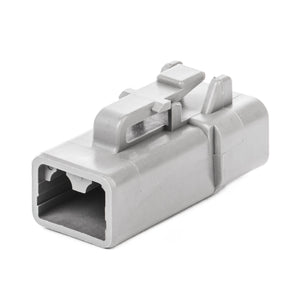 DTP06-2S - DTP Series - 2 Socket Plug - Gray