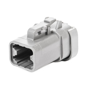 DTP06-4S-E003 - DTP Series - 4 Socket Plug - End Cap, Gray