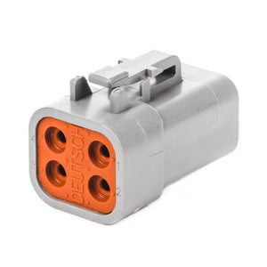 DTP06-4S - DTP Series - 4 Socket Plug - Gray