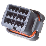DTV06-18SB - DTV Series  - 18 Socket Plug -  End Cap, B Key, Black