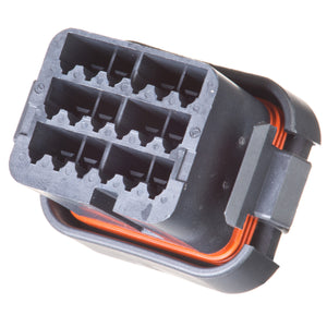 DTV06-18SB - DTV Series  - 18 Socket Plug -  End Cap, B Key, Black
