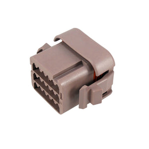 DTV06-18SD - DTV Series  - 18 Socket Plug -  End Cap, D Key, Brown