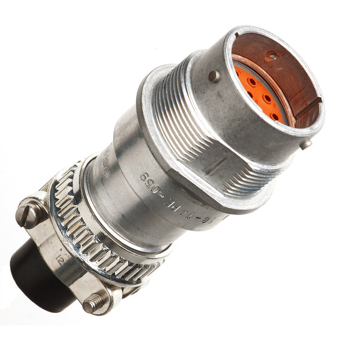 HD34-18-14PE-059 - HD30 Series - 14 Pin Receptacle - 18 Shell, E Seal, Cable Clamp, Flange