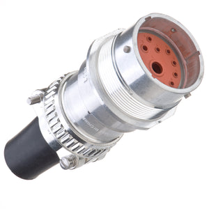 HD34-24-14PN-059 - HD30 Series - 14 Pin Receptacle - 24 Shell, N Seal, Cable Clamp, Flange