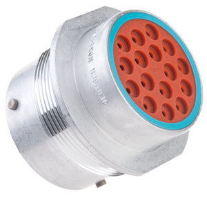 HD34-24-16PE - HD30 Series - 16 Pin Receptacle - 24 Shell, E Seal, Flange