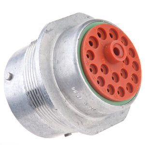 HD34-24-18PN - HD30 Series - 18 Pin Receptacle - 24 Shell, N Seal, Flange